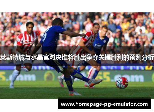 莱斯特城与水晶宫对决谁将胜出争夺关键胜利的预测分析