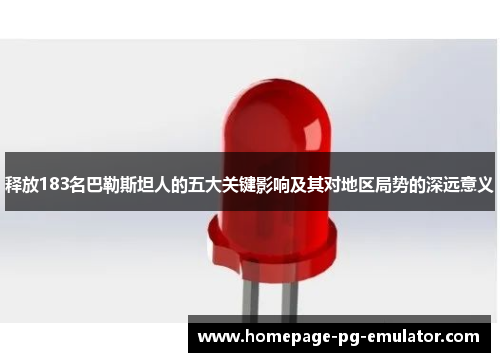 释放183名巴勒斯坦人的五大关键影响及其对地区局势的深远意义 释放183名巴勒斯坦人的五大关键影响及其对地区局势的深远意义